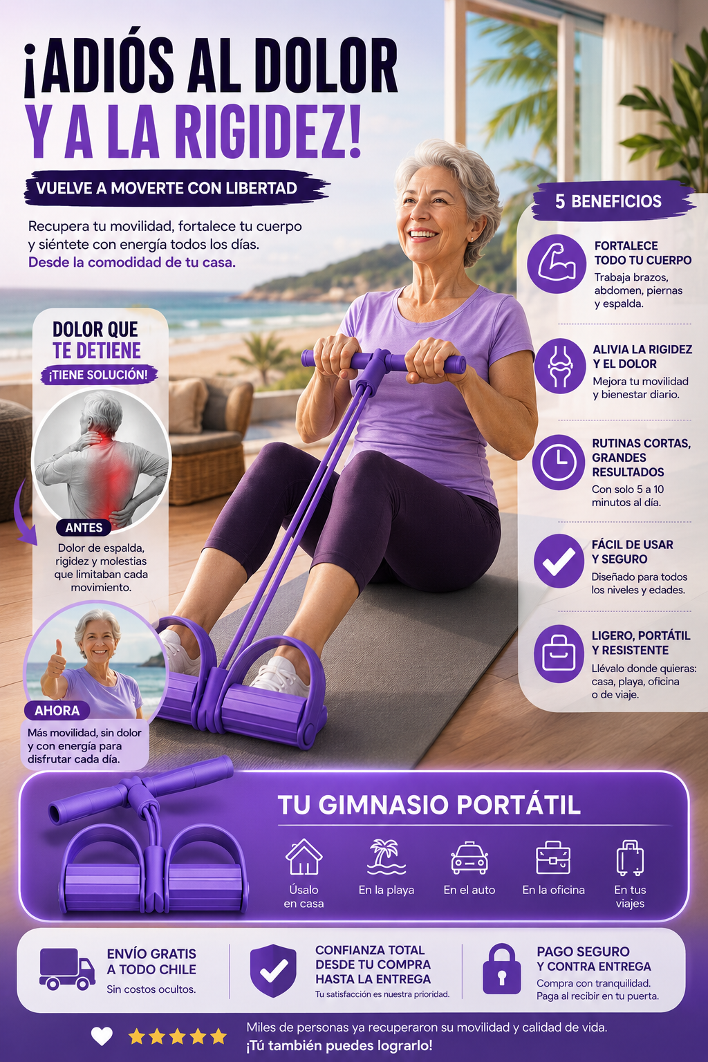 🌿💪 Recupera tu movilidad desde casa, sin ejercicios de alto impacto.💜