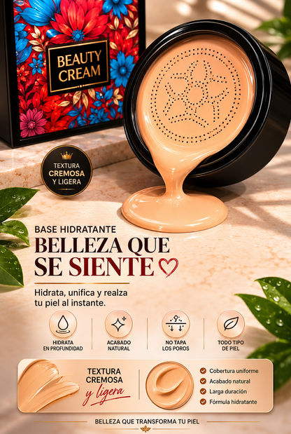 AHORA! BASE HIDRATANTE + VITAMINA C ✨ APRUEBA DE AGUA! 💧CON 68% OFF + ENVÍO GRATIS