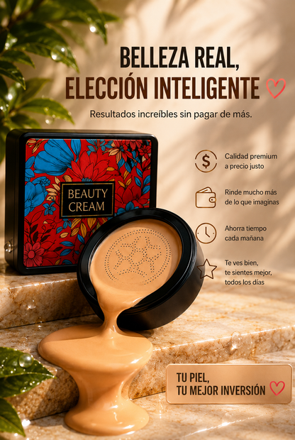 AHORA! BASE HIDRATANTE + VITAMINA C ✨ APRUEBA DE AGUA! 💧CON 68% OFF + ENVÍO GRATIS
